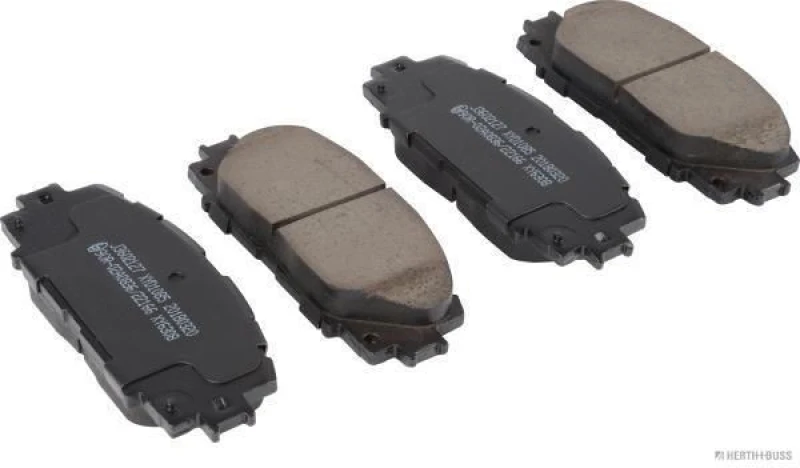 Image of HERTH+BUSS JAKOPARTS J3602127 Brake pad set Front Axle, with anti-squeak plate Brake Pad Set,disc brake (402)