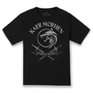 Image of The Witcher Kaer Morhen Unisex T-Shirt - Black - L - Black
