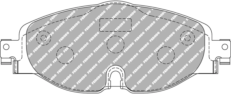 Image of Brake pad set FERODO RACING FDS4433