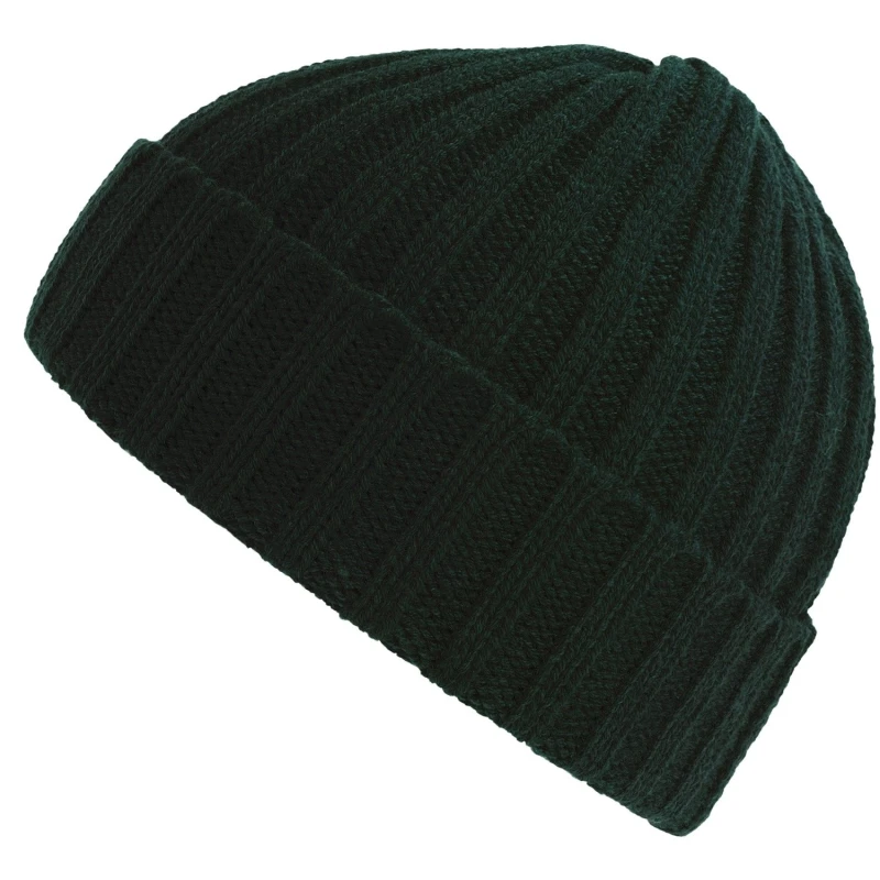 Image of Atlantis Atlantis Men Shore Chunky Beanie in Bottle Green Bottle Green One Size Male 5063470815418