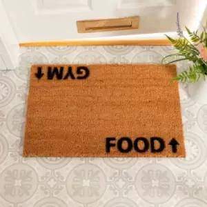 image of Artsy Doormats Gym Addict Doormat