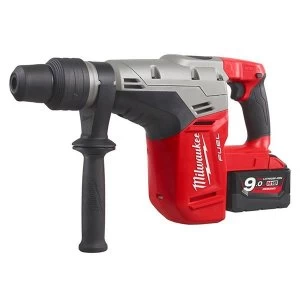 image of Milwaukee Power Tools M18 CHM-902C FUEL Cordless SDS Max Hammer 18V 2 x 9.0Ah Li-ion