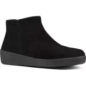 Image of Fit Flop Womens Sumi Suede Leather Zip Ankle Boots UK Size 6 (EU 39)