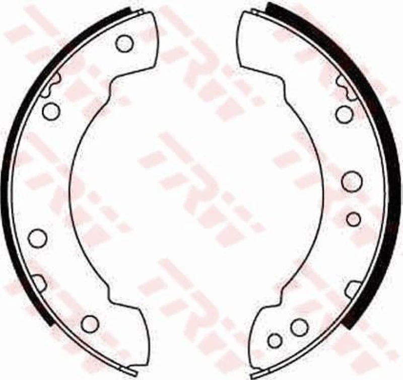 Image of TRW GS6140 Brake Shoes Brake Shoe Set (70)