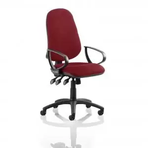 Image of Eclipse XL Lever Task Operator Chair Bespoke With Loop Arms In Ginseng