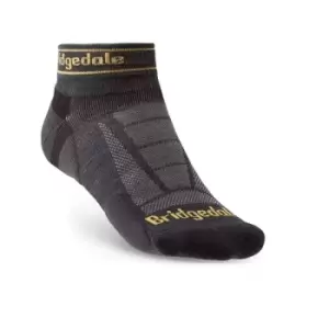 Image of Bridgedale TRAIL RUN Ultralight T2 Merino Sport Low Mens - Large Gunmetal