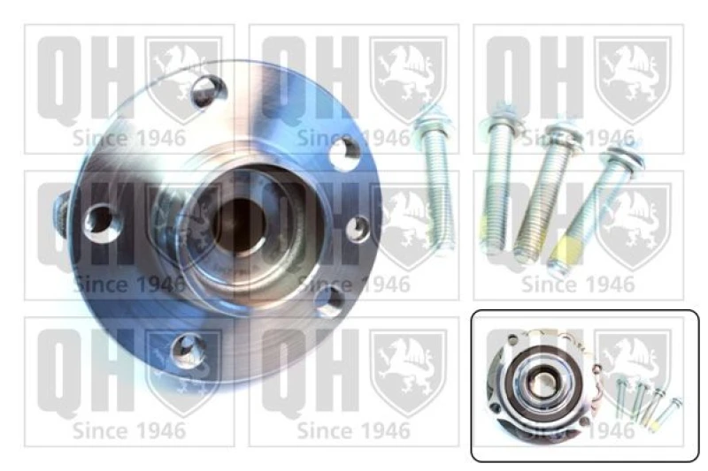 Image of QUINTON HAZELL Wheel bearing kit QUINTON HAZELL QWB1393