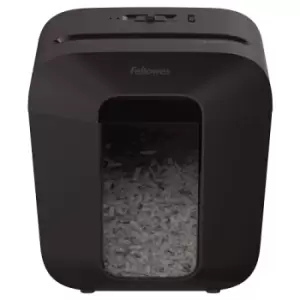 Image of Fellowes Powershred LX25 paper shredder Particle-cut shredding Black
