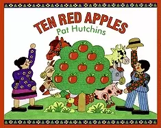 Image of ten red apples