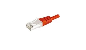 Patch Cord RJ45 F/UTP CAT.5e Orange - 0.70 M Full Copper