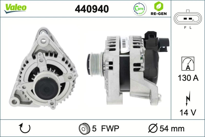 Image of Alternator VALEO 440940