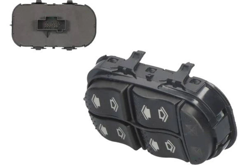 Image of Alfa e-Parts AF05874 Switch, window winder Left Front Plastic Switch,window winder (1761)