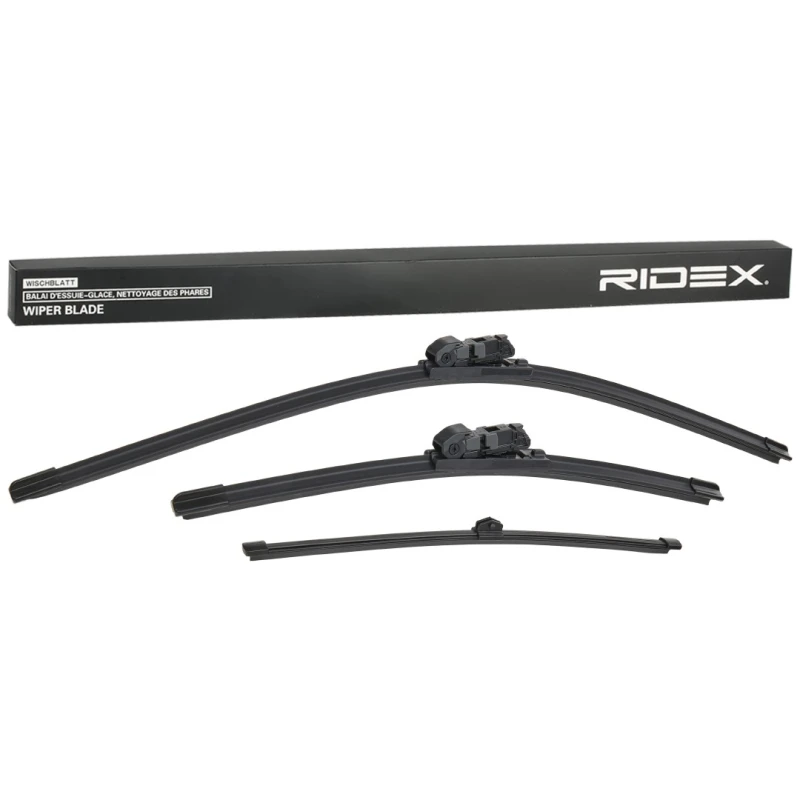 Image of RIDEX 298W17057 Wiper blade 400mm, Front and Rear, Beam Wiper Blade (298)