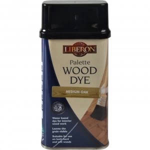 Liberon Palette Wood Dye Medium Oak 250ml