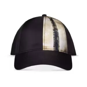Image of THE LORD OF THE RINGS Tower of Sauron Adjustable Cap, Black/Yellow...