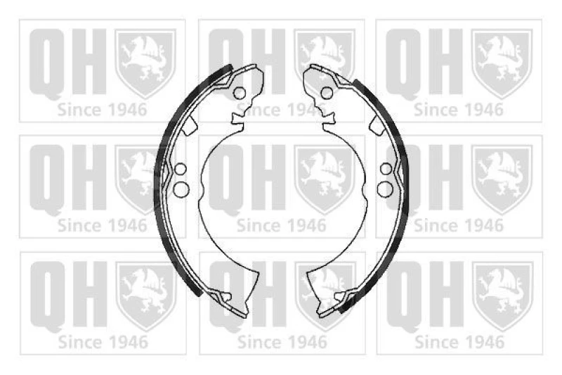 Image of QUINTON HAZELL Brake Shoe Set QUINTON HAZELL BS610