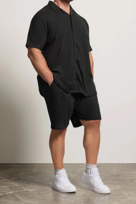 Image of BadRhino BadRhino Men Lightweight Jersey Shorts in Black Size: X-Large Black X-Large Male 5063853020507
