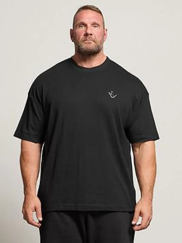 Image of BadRhino Mens 'Rest Day' T-Shirt in Black Size: XL Black Male XL