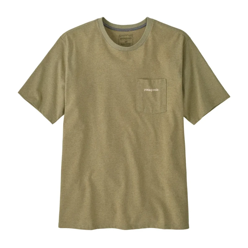 Image of T-Shirt Patagonia Boardshort Logo Pocket Responsibili Vert Male XS