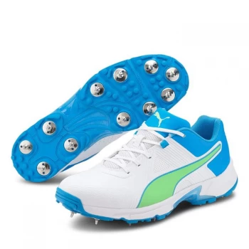 Puma 19.1 Spike Cricket Shoes Mens - White/Blue