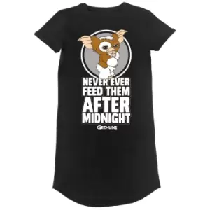 Image of Gremlins Womens/Ladies T-Shirt Dress (M) (Black)