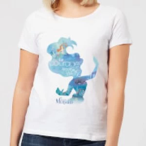 Image of Disney Princess Filled Silhouette Ariel Womens T-Shirt - White