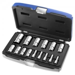 Image of Expert by Facom 15 Piece 3/8" Drive Deep Hex Socket Set Metric 3/8"