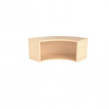 Image of Reception Modular Corner Hutch Unit - Maple