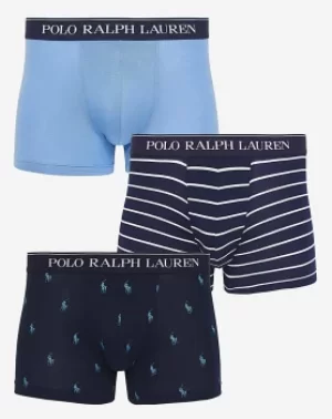 image of Polo Ralph Lauren 3 Pack Printed Trunks