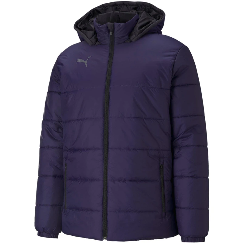 Image of Puma Mens teamLIGA Padded Rain Anoraks Peacoat/White male S
