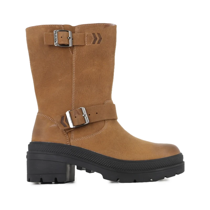 Image of Palladium Womens boots Palladium Pallarise Roadster L Marron Female 38