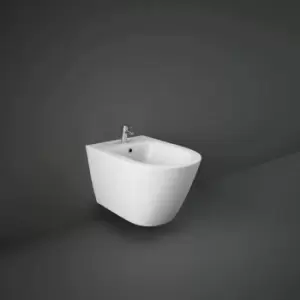 image of Rak Ceramics - rak Resort Wall Hung Bidet with Hidden Fixings - rstwhbid-hf