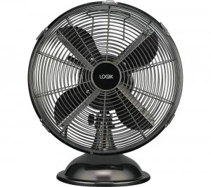 image of Logik 12" Desk Fan L12DFGM17