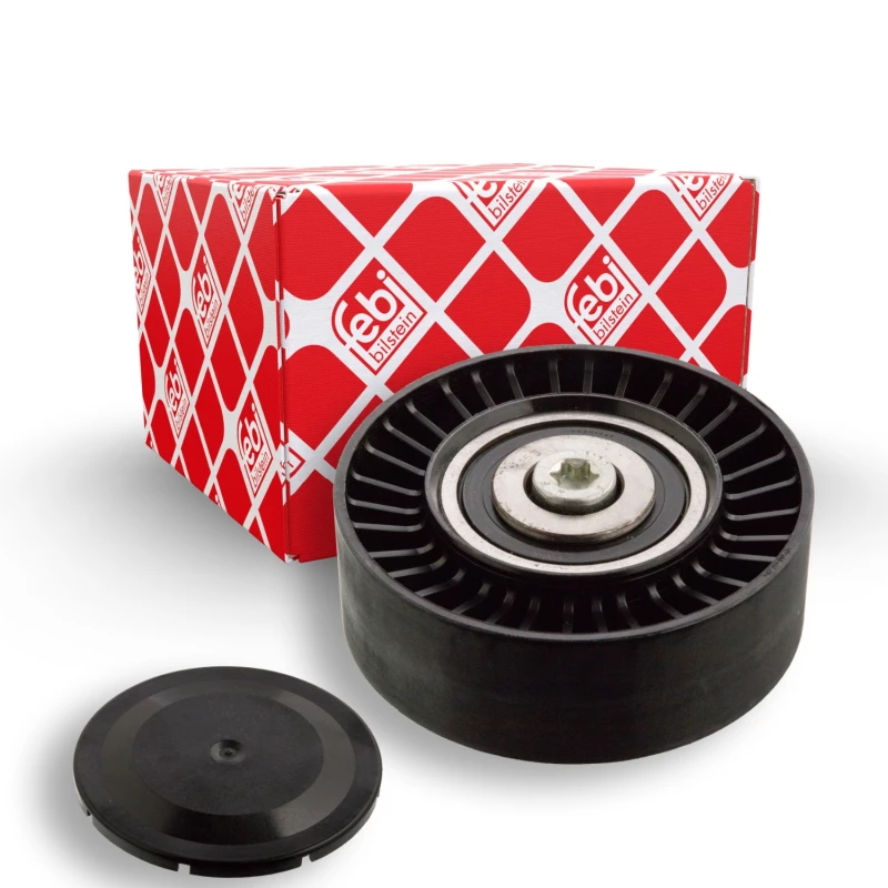 Image of Deflection / guide pulley, V-ribbed belt FEBI BILSTEIN 104074