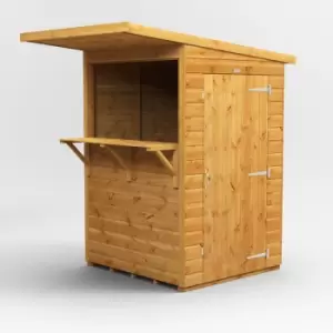 Image of 4x4 Power Pub Shed - Brown