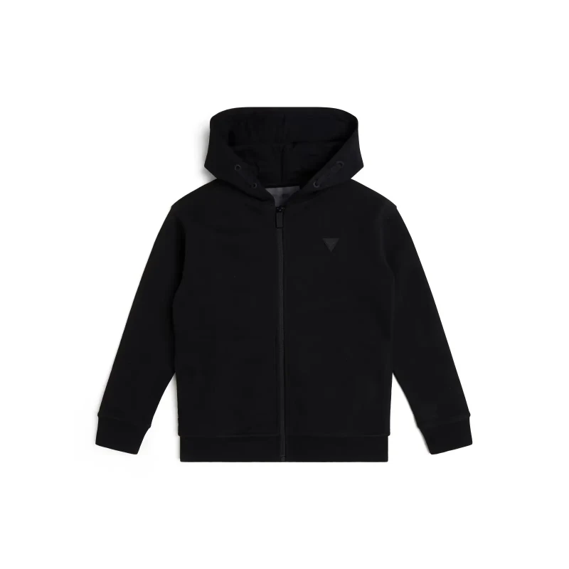 Image of Guess Hoodie with zipper Guess Active Noir Male 8 ans