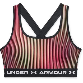 Image of Under Armour Crossback Mid Print - Black/White