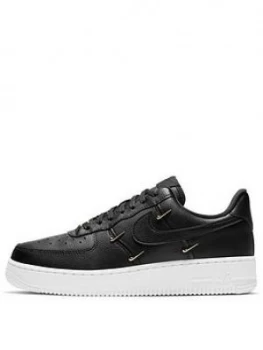 image of Nike Air Force 1 07 Lx, Black/Gold, Size 3, Women