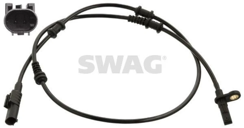 Image of ABS sensor SWAG 10 10 6704