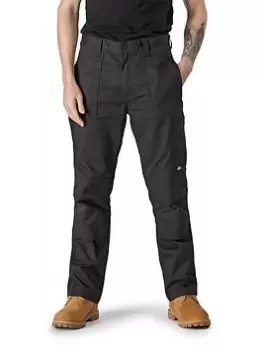 Image of Dickies Action Flex Trouser, Black, Size 32, Men
