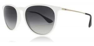 Image of Ray-Ban Erika Sunglasses Shiny White 631411 54mm