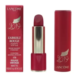 image of Lancome L'absolu Rouge 2019 Edition #178 Rouge Vintage Lipstick 3.4g