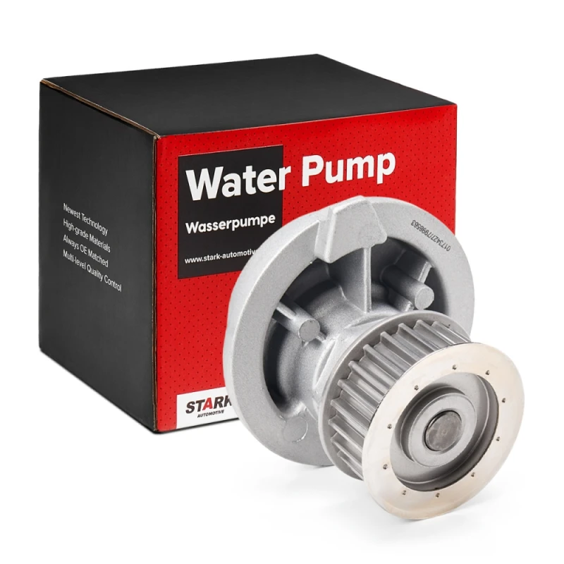Image of STARK SKWP-0520018 Water pump Number of Teeth: 25, Cast Aluminium, for timing belt drive, with seal ring Cast Aluminium Water Pump (1260)