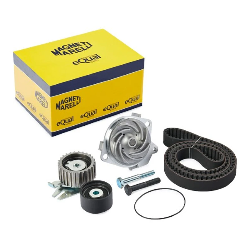 Image of MAGNETI MARELLI Water pump and timing belt kit MAGNETI MARELLI 132011160075