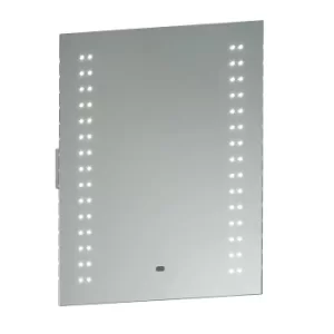 Image of Perle Bathroom Wall Light Silver IP44 with Mirrored Glass