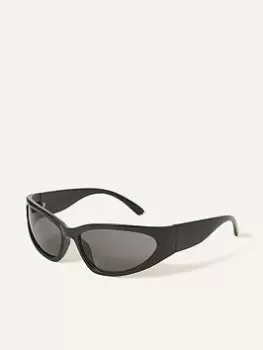Image of Accessorize Sports Wrap Sunglasses, Black, Women
