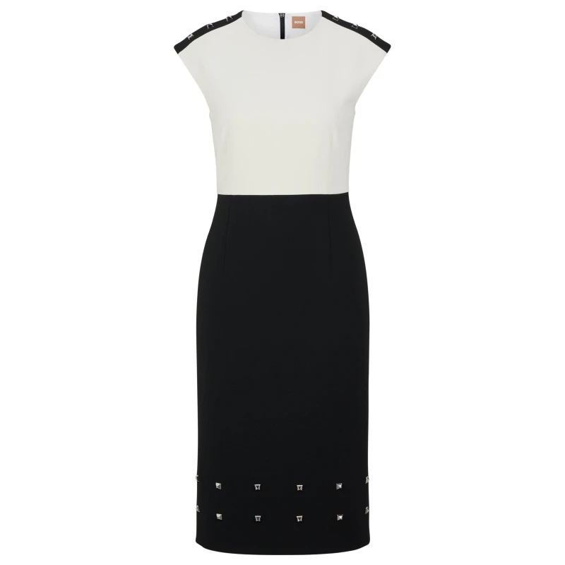 Image of Boss Womens Devoka1 Wrap Dress Black female 4 (XXS)