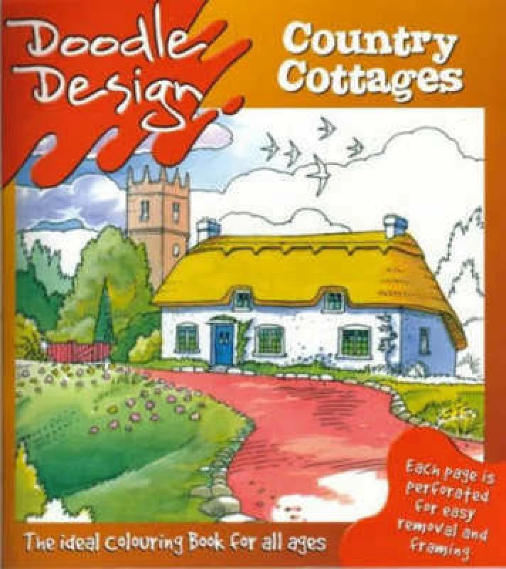 Image of Doodle Design. Country Cottages Paperback