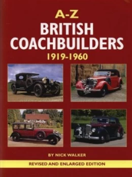 Image of A-Z of British coachbuilders 1919-1960 by Nick Walker