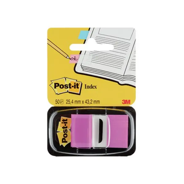 image of Post-It Post-it Index Tabs 25mm Purple (Pack of 600) 680-8 680-8